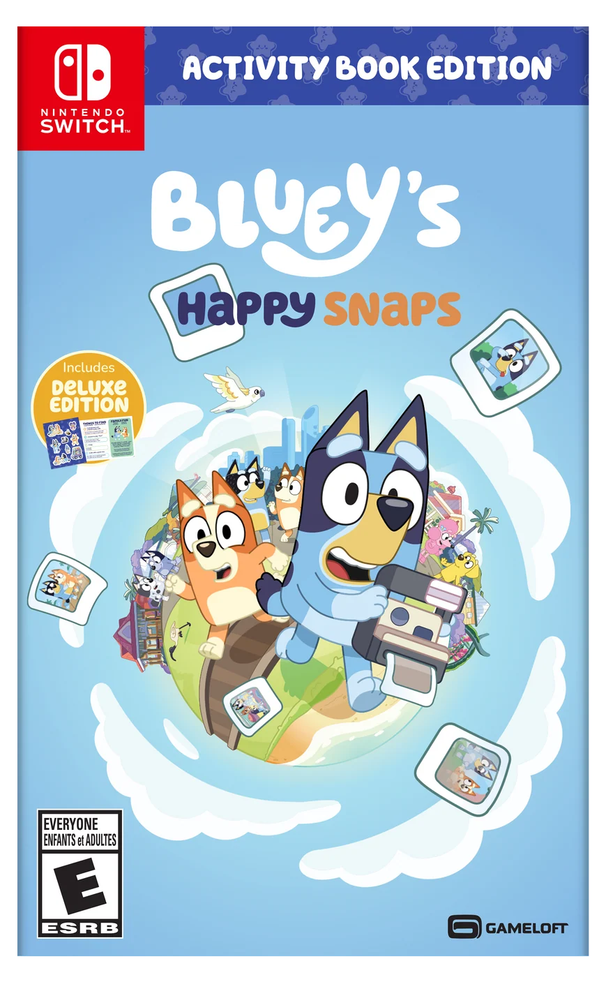 Bluey's Happy Snaps Activity Book Edition Nintendo Switch