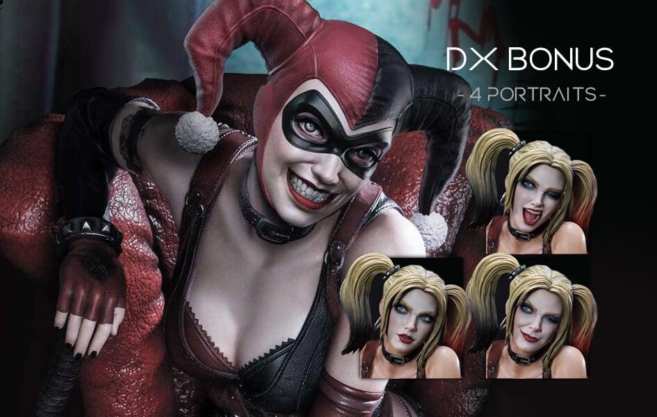 ARKHAM CITY HARLEY QUINN DX BONUS STATUE