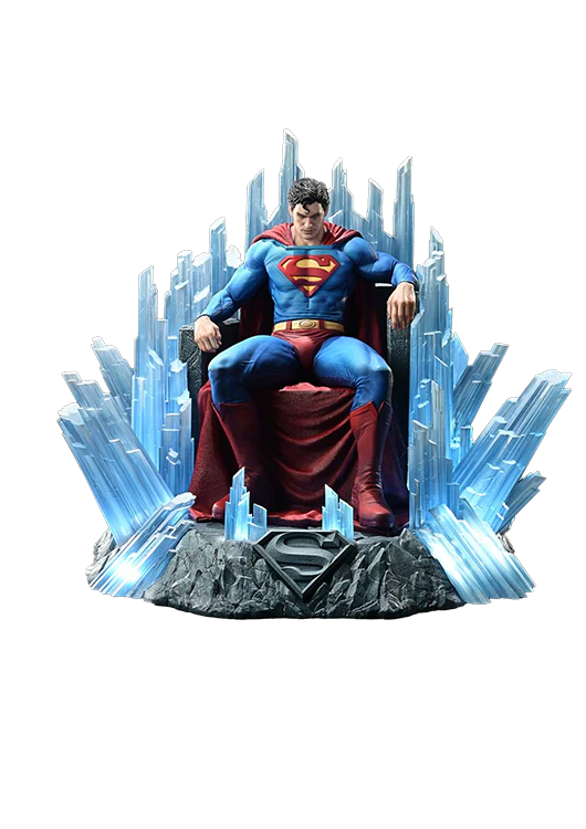 PRIME 1 STUDIO DC SUPERMAN FORTRESS OF SOLITUDE ON THRONE 1/4 SCALE