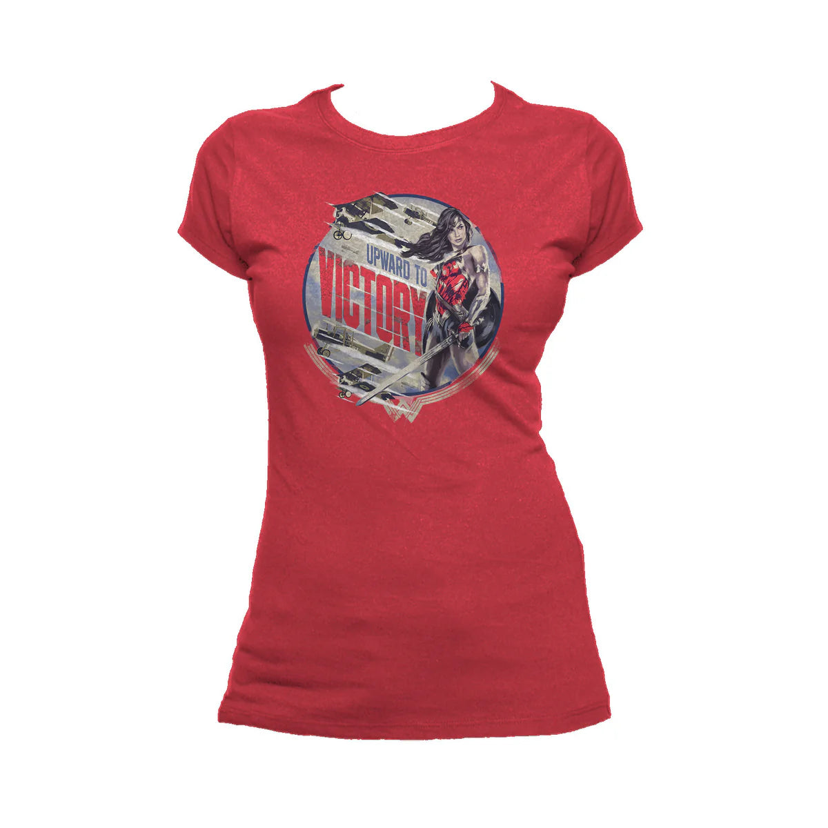 DC Wonder Woman Circle Victory Official Women's T-shirt