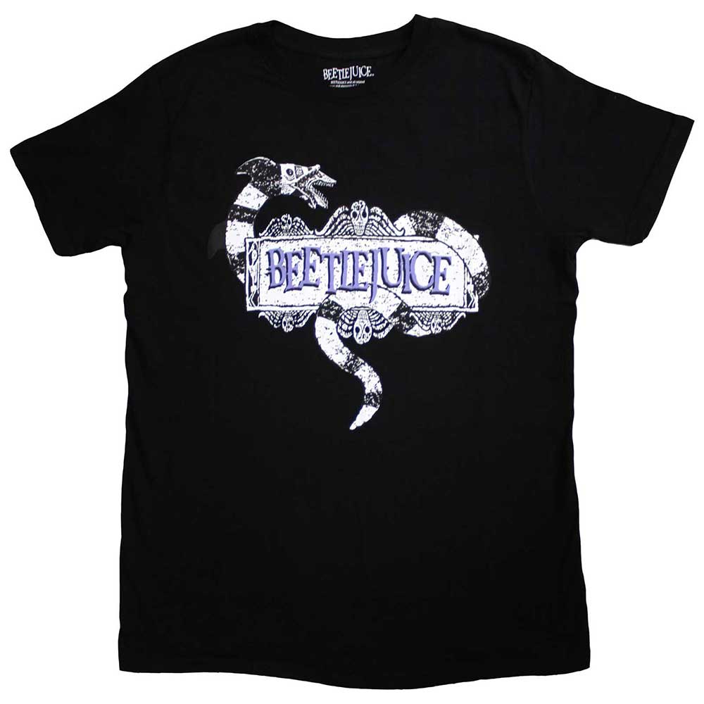 BEETLEJUICE SNAKE BADGE T-SHIRT