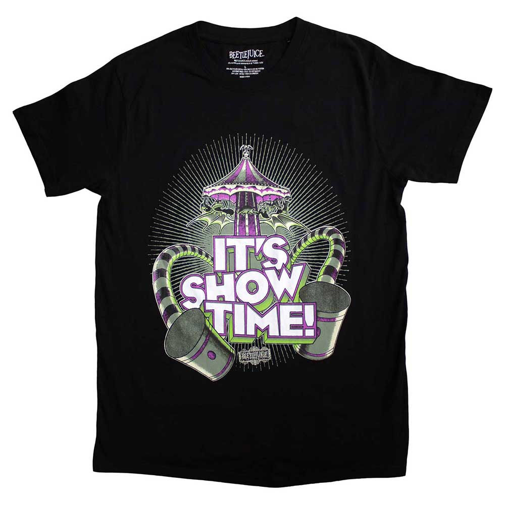 BEETLEJUICE  IT'S SHOWTIME CAROUSEL T-SHIRT