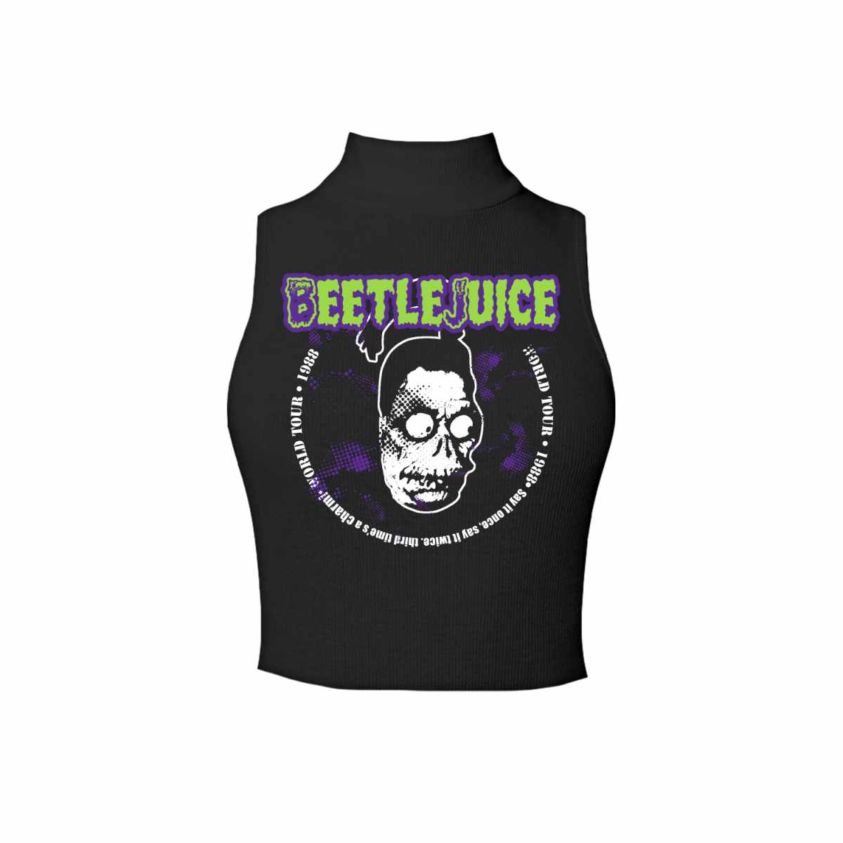 Beetlejuice World Tour Fitted T-Shirt