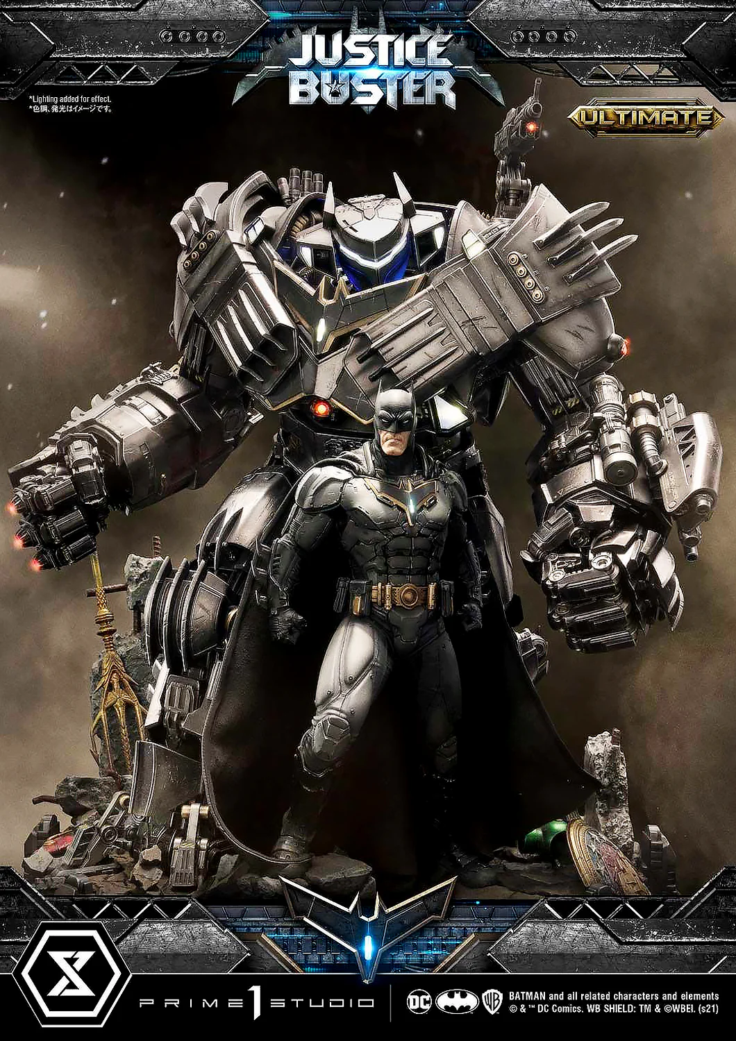 PRIME 1 STUDIO JUSTICE 1/4 BUSTER+BATMAN UTS VERSION