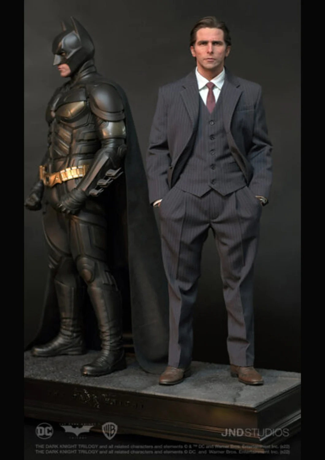 DC THE DARK KNIGHT HYPERREAL BATMAN AND BRUCE WAYNE 1/3 DUO VERSION