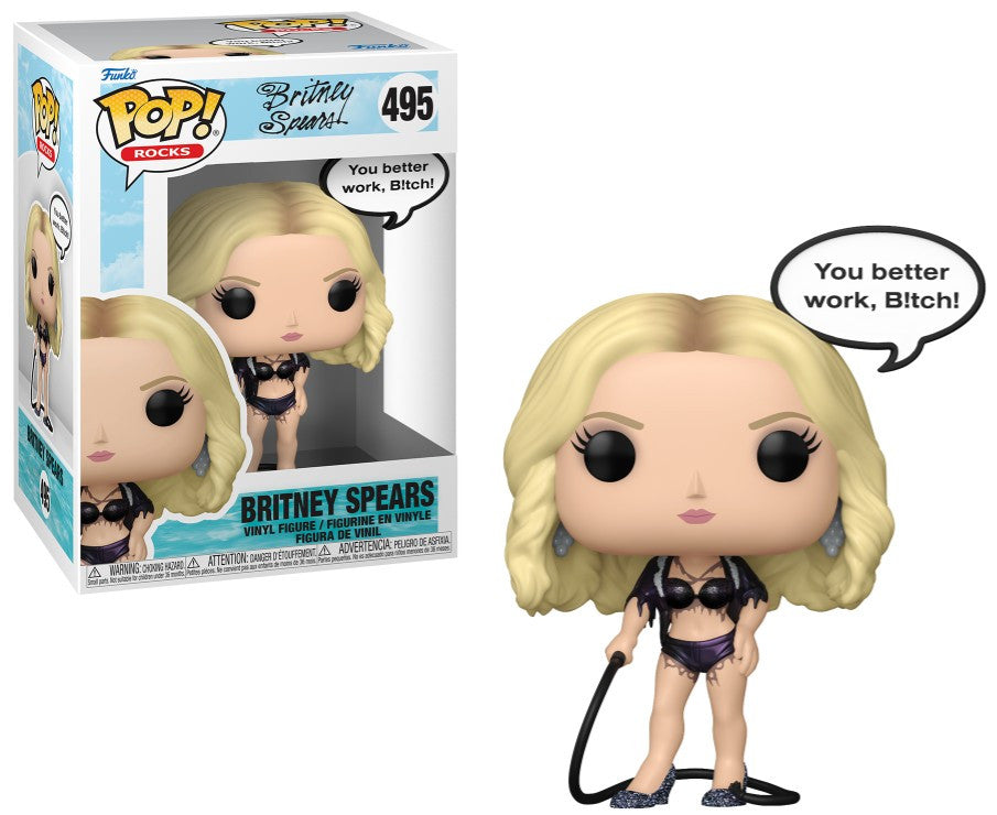 Pop! Rock Sayings Britney Spears Work B!tch