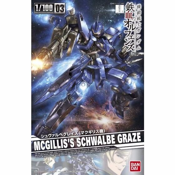 Gundam Ibo 1/100 Mcgillis's Schwalbe Graze