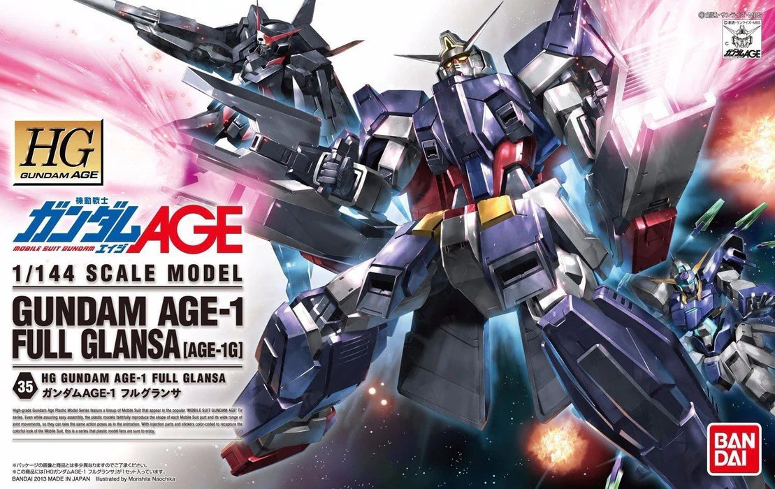 Gundam Age-1 Full Glansa 1/144 Hg 35 Age-1g