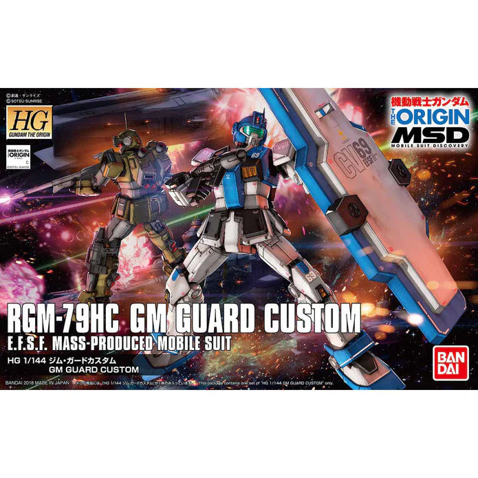 Gundam The Origin 1/144 Msd Rgm-79hc Gm Guard Custom