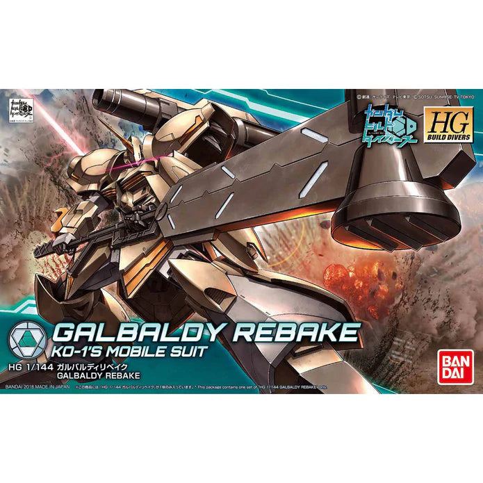 Gundam Build Divers 1/144 Galbaldy Rebake