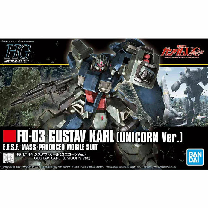 Gundam UC 1/144 Fd-03 Gustav Karl Unicorn Ver