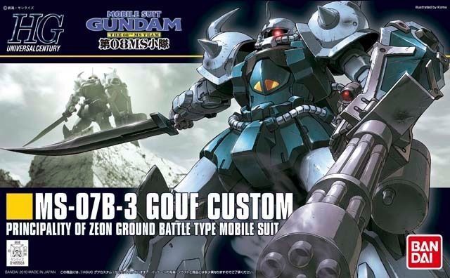 Gundam The 08Th Ms Team 1/144 Gouf Custom