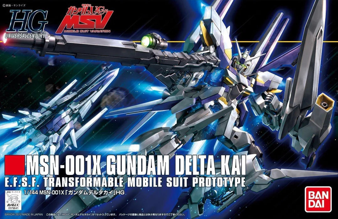 Gundam Uc Msv Hguc 1/144 Msn-001x Gundam Delta Kai