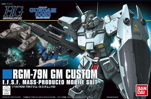 Gundam 0083 Hguc 1/144 Rgm-79n Gm Custom