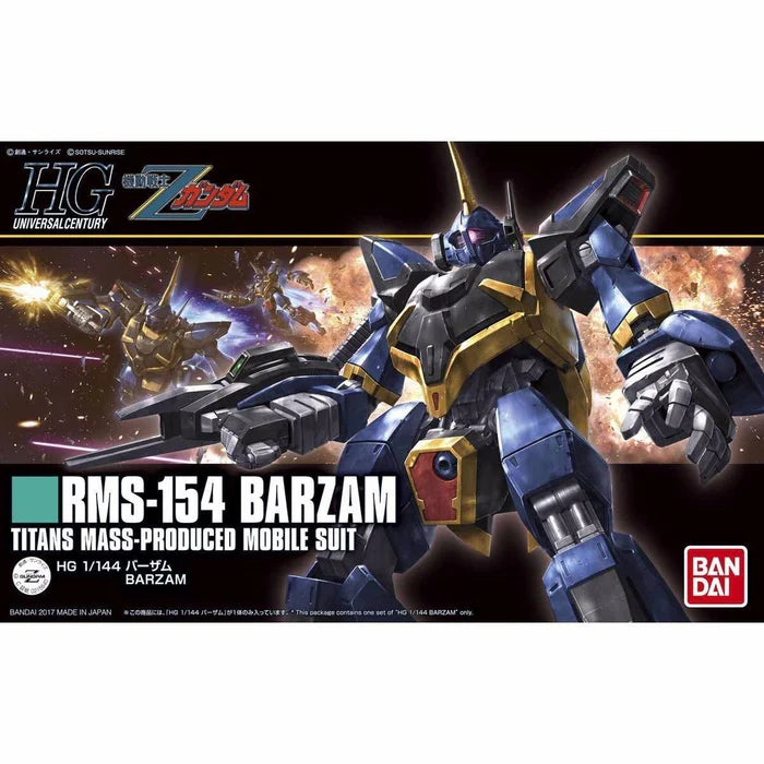 Gundam F/s Hguc 1/144 Rms-154 Barzam