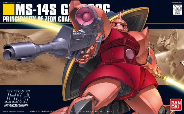 Gundam Hguc 1/144 Ms-14s Gelgoog Char Aznable Custom