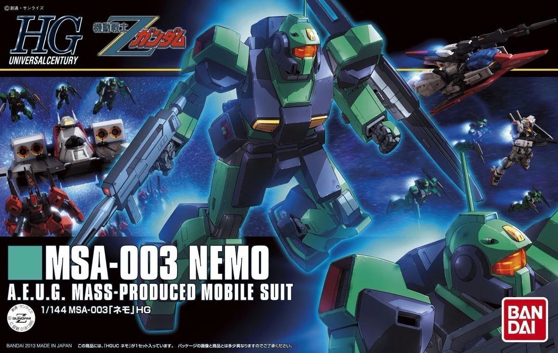 Z Gundam Hguc 1/144 Msa-003 Nemo