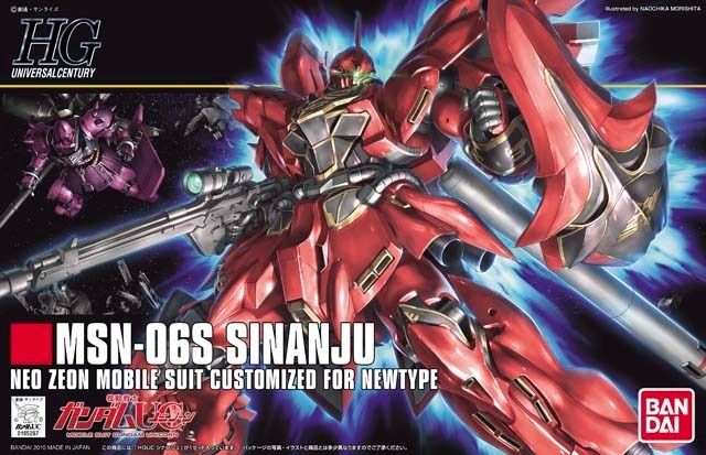 Gundam UC 1/144 Msn-06s Sinanju