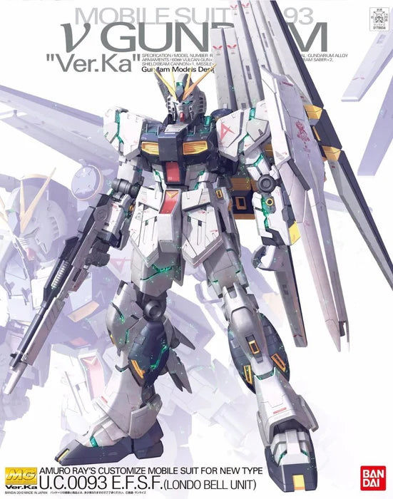 Gundam Char's Counter Attack Mg 1/100 Rx-93 Nu Gundam Ver Ka