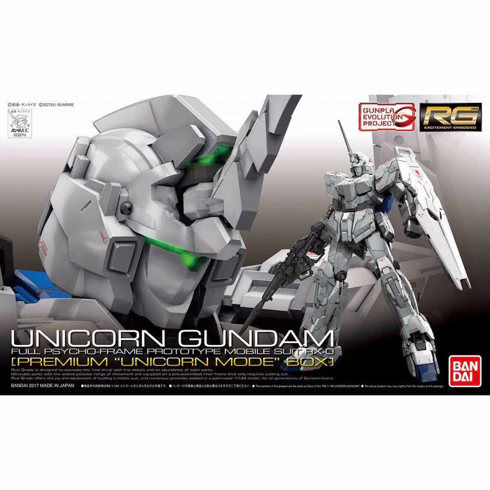 Gundam Uc Rg 1/144 Rx-0 Unicorn Gundam Limited Package Ver