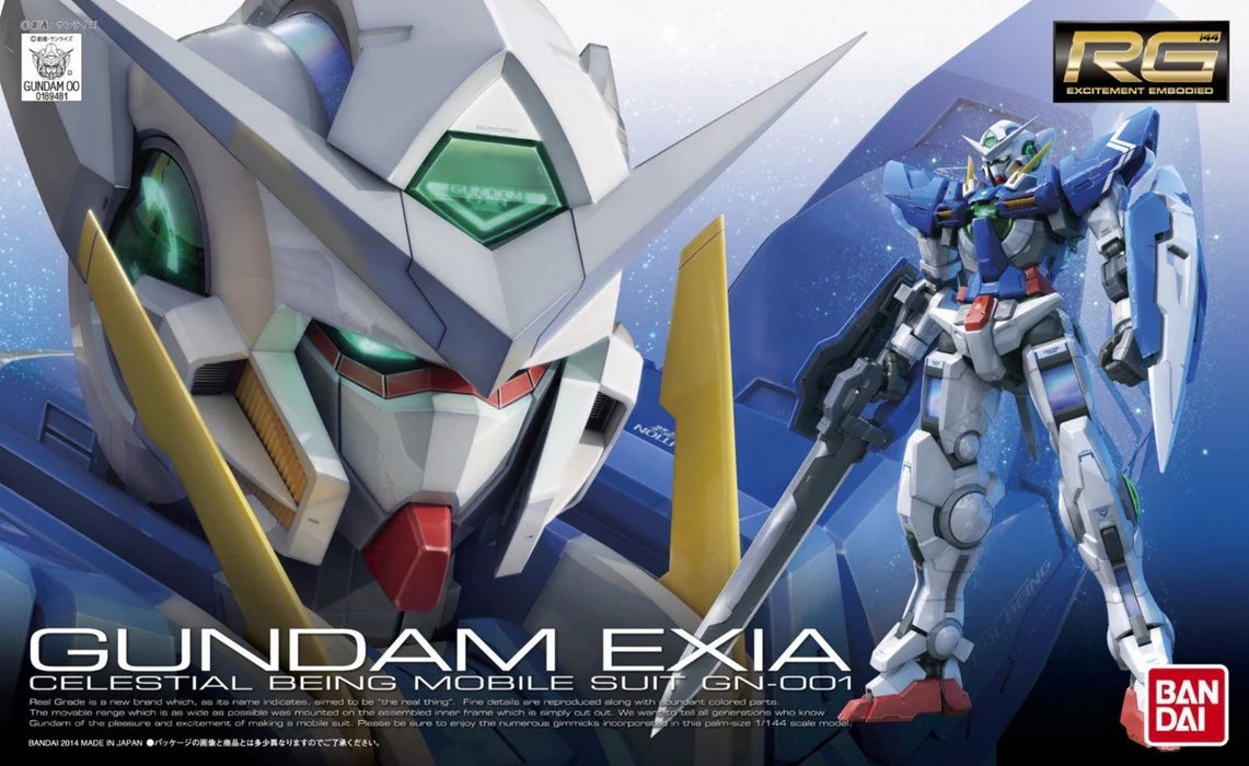 Gundam 00 Rg 1/144 Gn-001 Gundam Exia