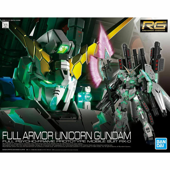 Gundam Uc Rg 1/144 Rx-0 Full Armor Unicorn Gundam