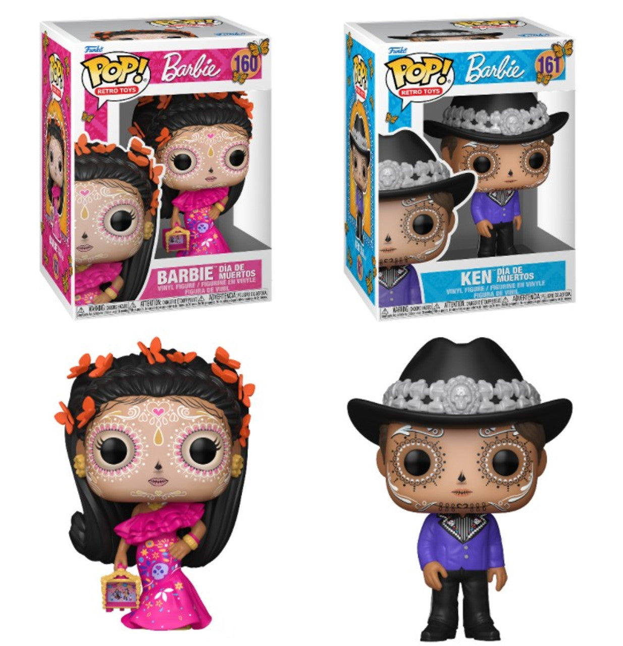 Pop Complete Set 2 Barbie Dia de los Muertos