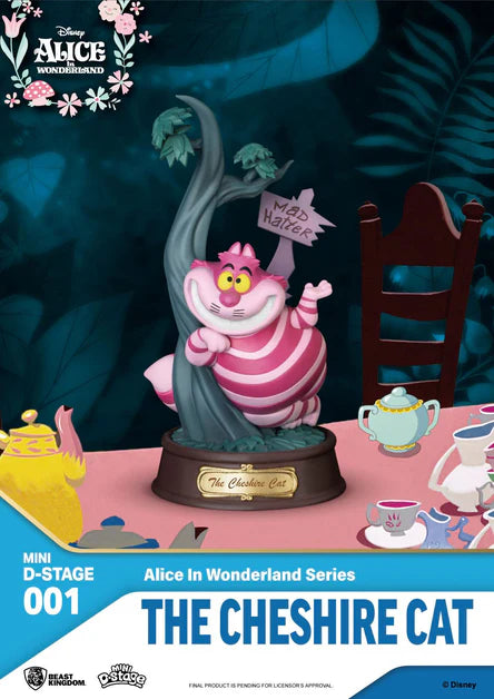 Alice in Wonderland The Cheshire Cat Mini D-Stage PVC Figure