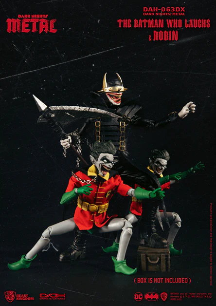DC Comics The Batman Who Laughs and his Rabid Robins DX Dynamic 8ction Heroes 1/9 Action Figure