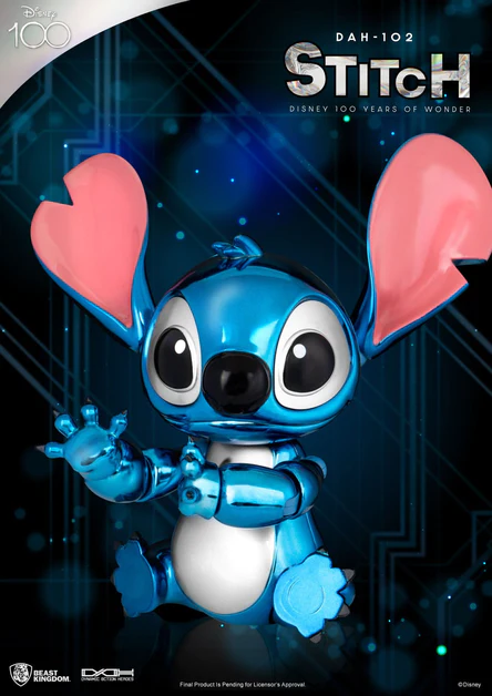 Disney 100 Years of Wonder Dynamic 8ction Heroes Stitch Lilo & Stitch 1/9 Action Figure