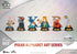 Disney 100 Years of Wonder Pixar Alphabet Art Mini Diorama Statues 6-pack