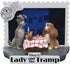 Disney 100th Anniversary Lady And The Tramp PVC Diorama Statue