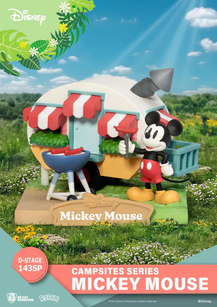 Disney Campsite Series Mickey Mouse Special Edition D-Stage PVC Diorama Statue