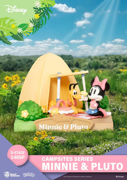 Disney Campsite Series Minnie & Pluto Special Edition D-Stage PVC Diorama Statue