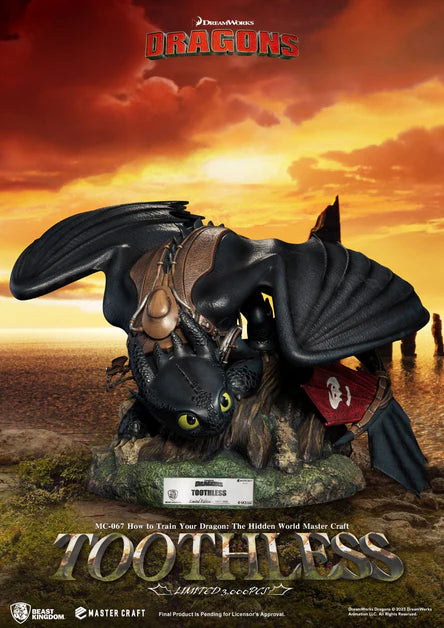 How To Train Your Dragon Toothless Master Craft Statue