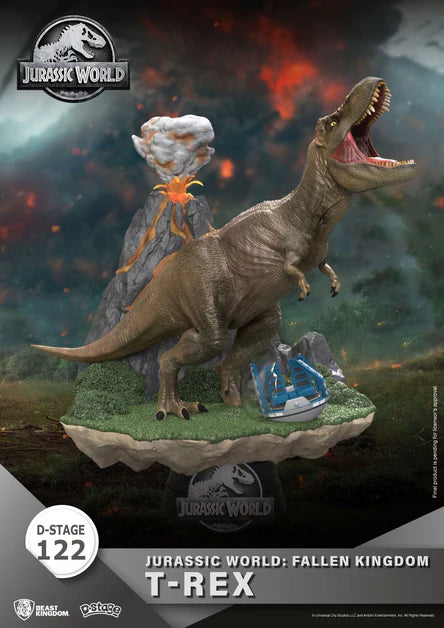 Jurassic World Dominion T-Rex PVC Diorama Statue