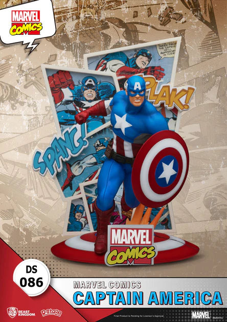 Marvel Comics Captain America D-Stage PVC Diorama Statue