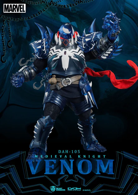 Marvel Dynamic 8ction Heroes Medieval Knight Venom 1/9 Action Figure