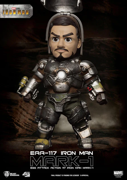 Marvel Iron Man Mark I Egg Attack Action Figure