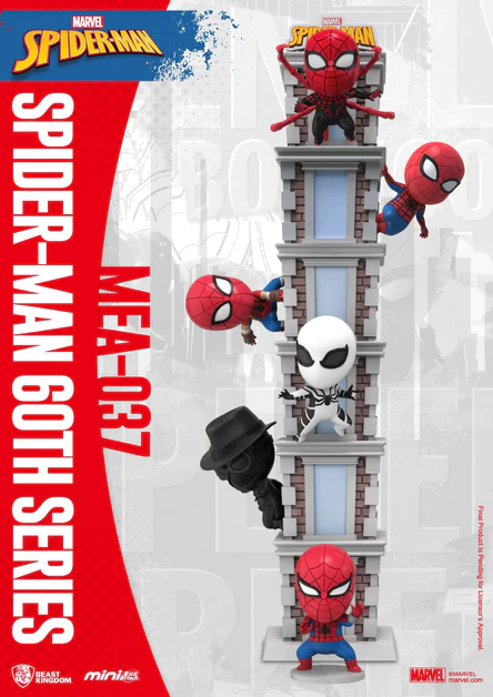 Marvel Spider-Man 60th Anniversary Mini Egg Attack Figures 6-Pack