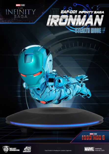 Marvel The Infinity Saga Ironman Stealth Mode Mini Egg Attack Figure