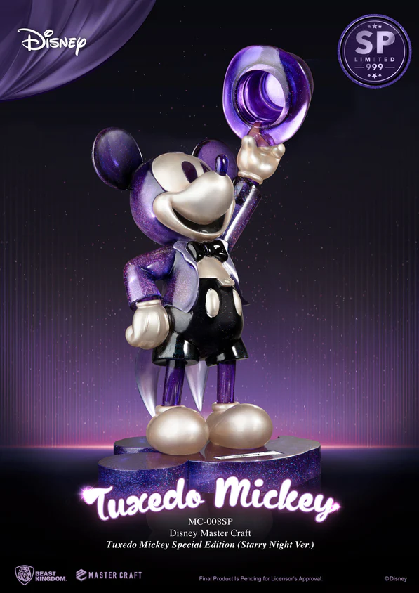 Mickey Mouse Master Craft Tuxedo Mickey Special Edition Starry Night Version Statue