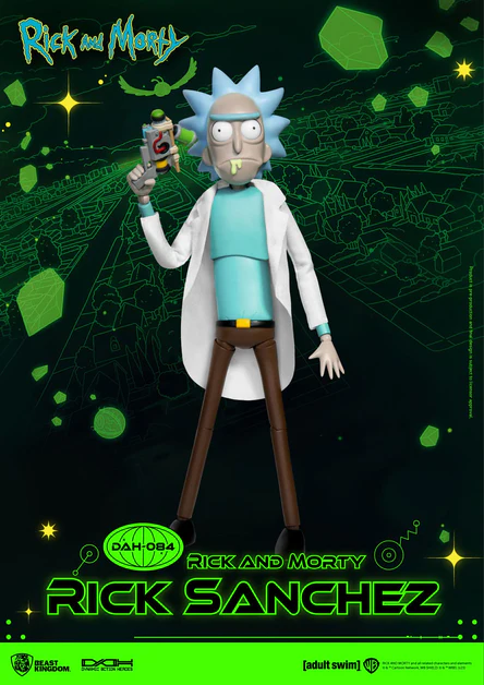 Rick and Morty Dynamic 8ction Heroes Rick Sanchez 1/9 Action Figure