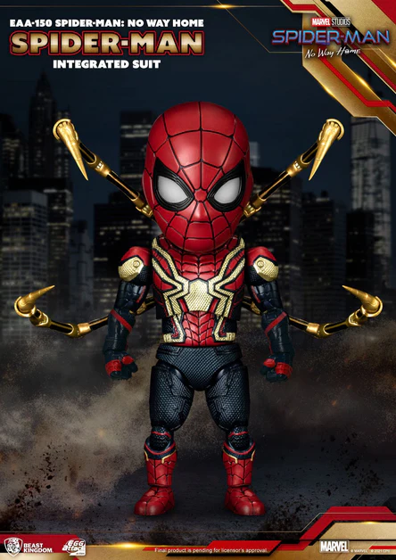 Spider-Man No Way Home Spider-Man Integrated Suit Egg Attack Action Figure
