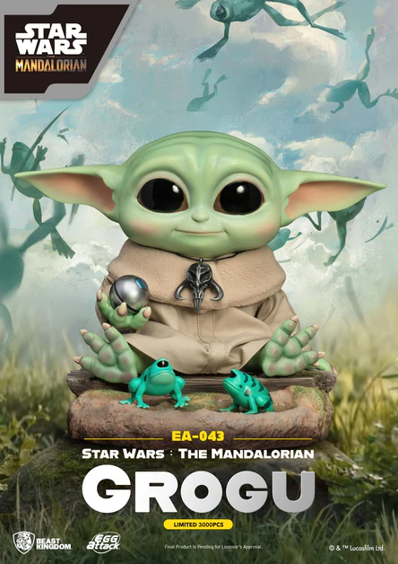 Star Wars The Mandalorian Grogu Egg Attack Action Figure