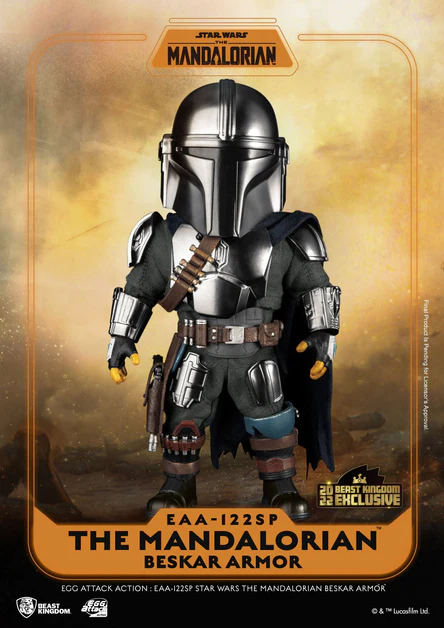 Star Wars The Mandalorian Beskar Armor Attack Action Figure