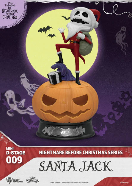 The Nightmare Before Christmas Santa Jack Mini D-Stage PVC Figure