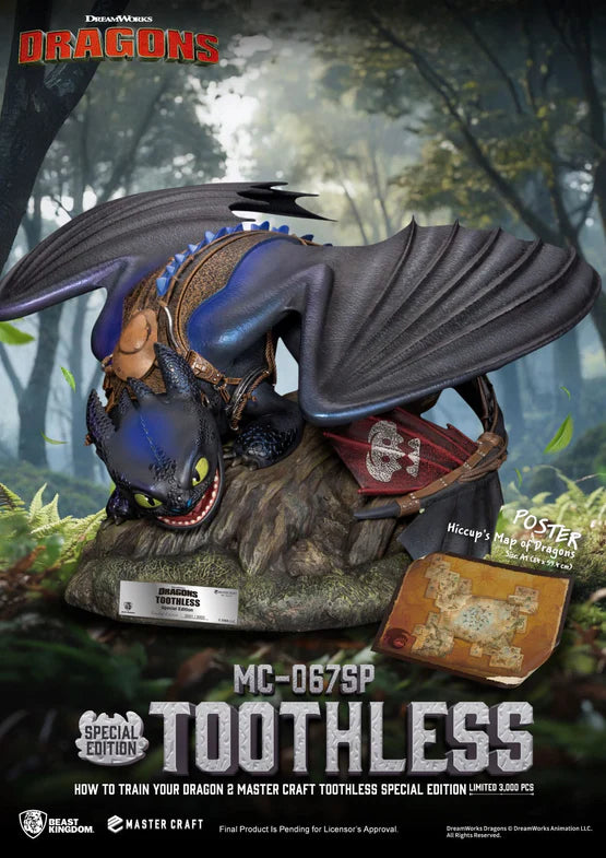Toothless How To Train Your Dragon 2 Master Craft Collectible Statue