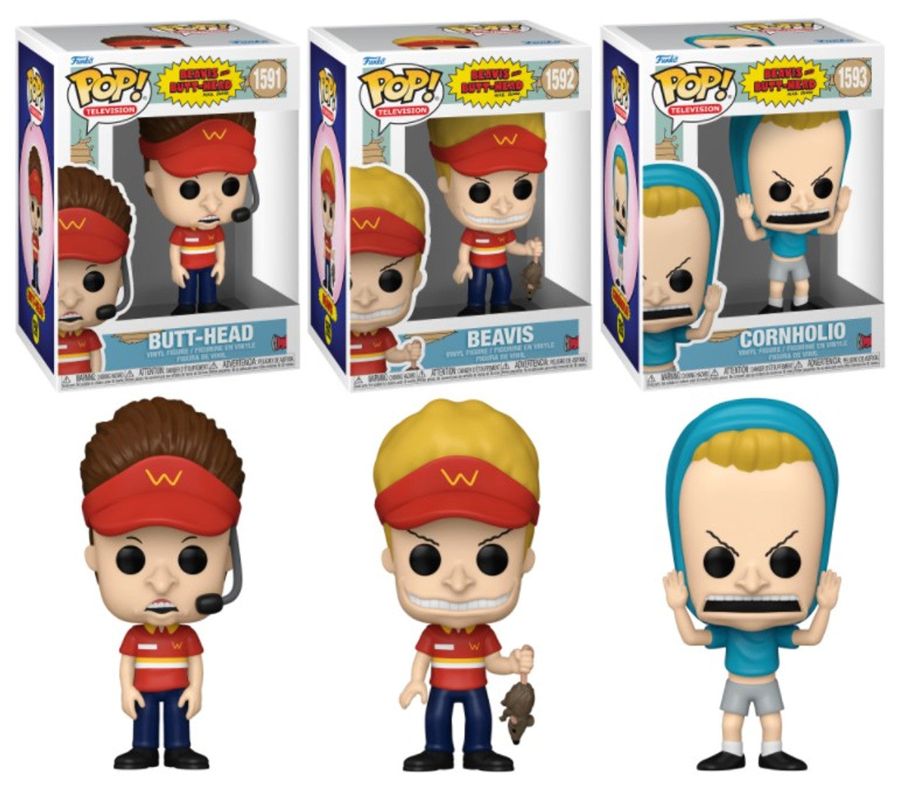 Pop! Complete Set 3 Beavis & Butt-Head