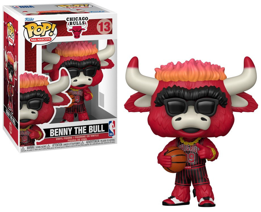 Pop! Mascot Benny The Bull Chicago Bulls NBA